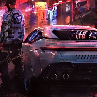 Techno City wallpaper