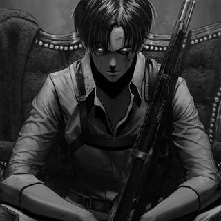 Levi dark wallpaper
