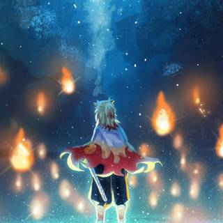 Rengoku 4k mobile wallpaper