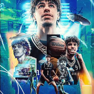 Lamelo Ball 4k phone wallpaper