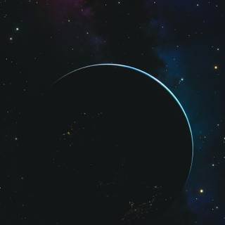 Dark space iPhone wallpaper