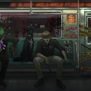 Sad anime PC 4k wallpaper