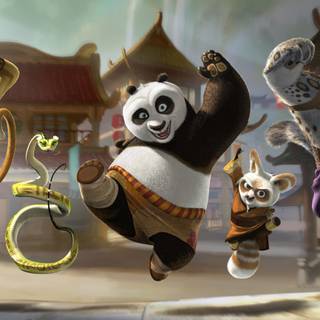 Kung Fu Panda 4k PC wallpaper
