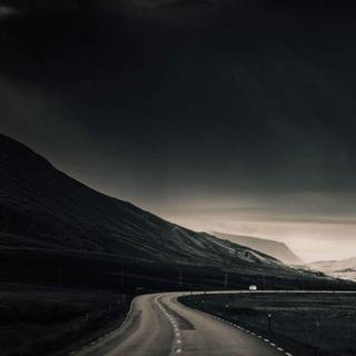 Aesthetic black 4k mobile wallpaper