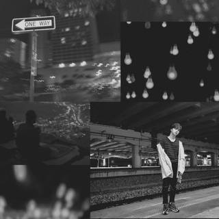 Aesthetic black 4k mobile wallpaper