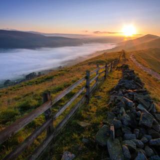 Rising sun 4k wallpaper