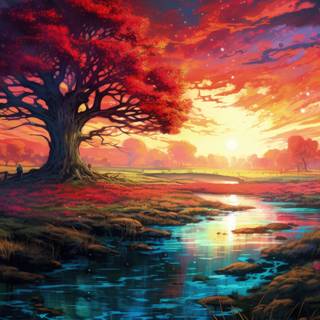 Rising sun 4k wallpaper