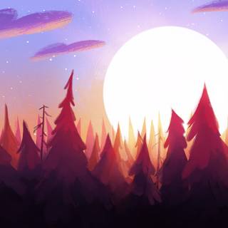 Rising sun 4k wallpaper