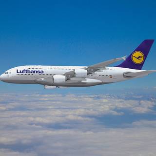 Lufthansa 4k wallpaper