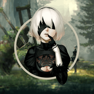 2B – Nier Automata 4k wallpaper