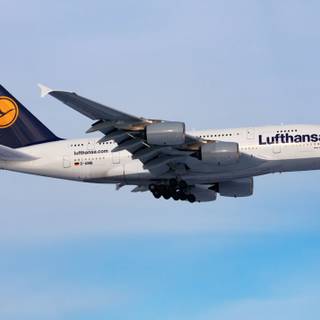 Lufthansa 4k wallpaper