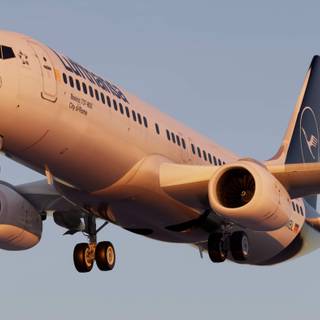 Lufthansa 4k wallpaper