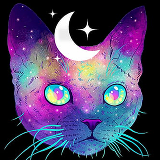 Galaxy kitten wallpaper