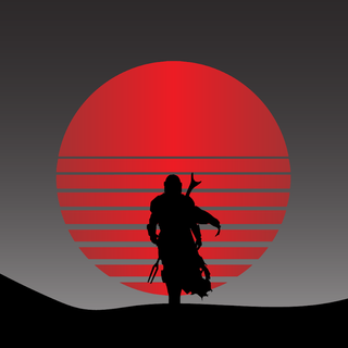 Silhouette wallpaper