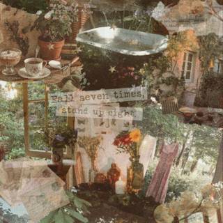 Cottage phone wallpaper