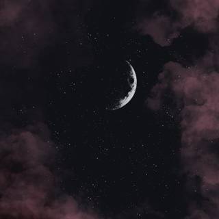 Aesthetic moon phone wallpaper