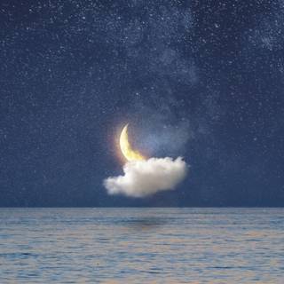 Aesthetic moon phone wallpaper