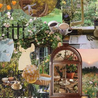 Cottage phone wallpaper