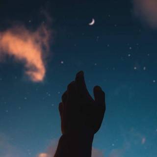 Aesthetic moon phone wallpaper