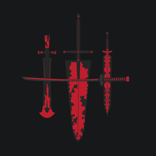 Black and red anime iPhone wallpaper