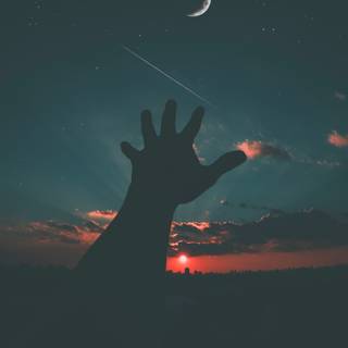 Aesthetic moon phone wallpaper