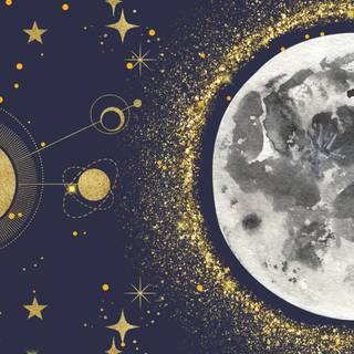 Aesthetic moon phone wallpaper