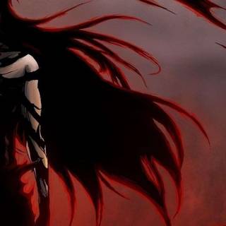 Black and red anime iPhone wallpaper