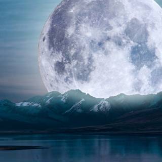 Aesthetic moon phone wallpaper