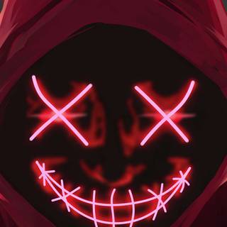 Black and red anime iPhone wallpaper