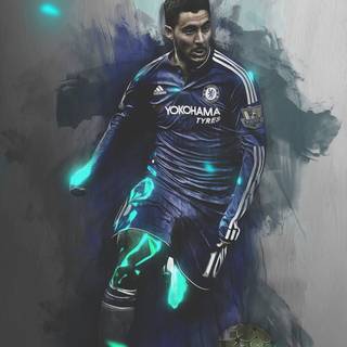 Eden Hazard iPhone wallpaper
