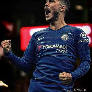 Eden Hazard iPhone wallpaper