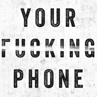 Mobile phone addiction wallpaper