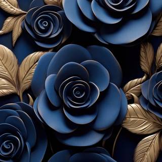Blue rose iPhone wallpaper