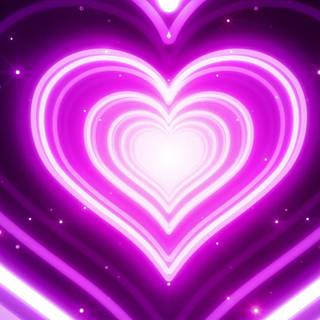 Purple neon iPhone wallpaper