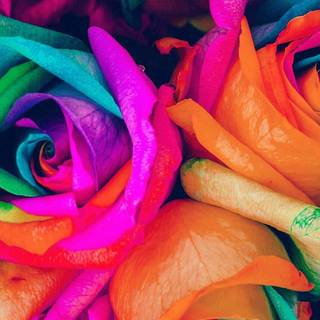 Blue rose iPhone wallpaper