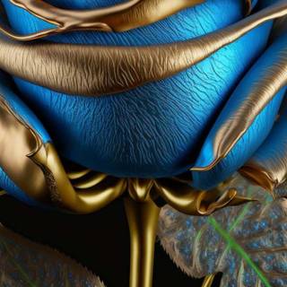 Blue rose iPhone wallpaper