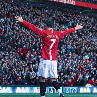 Ronaldo celebration phone wallpaper