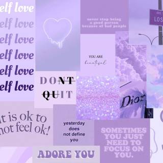 Pastel purple laptop wallpaper