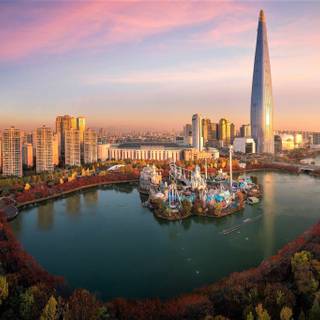 South Korea city wallpaper