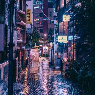 South Korea city wallpaper