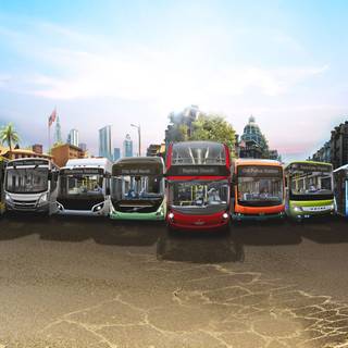 Bus Simulator skin wallpaper