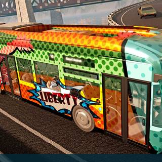 Bus Simulator skin wallpaper