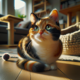 Cozy cat wallpaper
