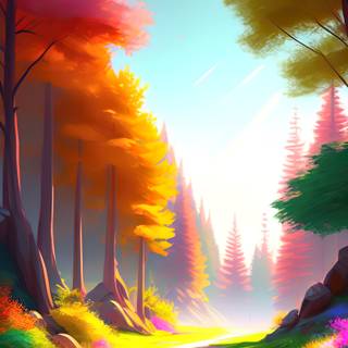 Happy nature wallpaper