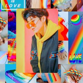 Rainbow Kpop wallpaper