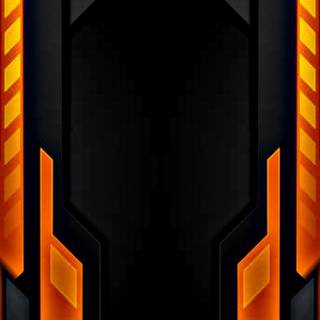 Orange tech wallpaper