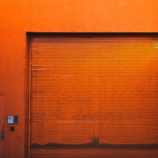 Orange tech wallpaper