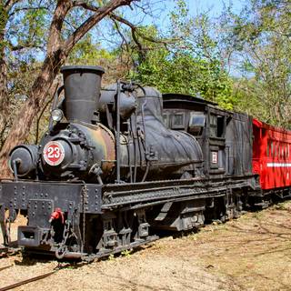 Vintage train wallpaper