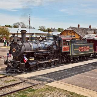 Vintage train wallpaper