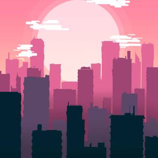 Simple city wallpaper